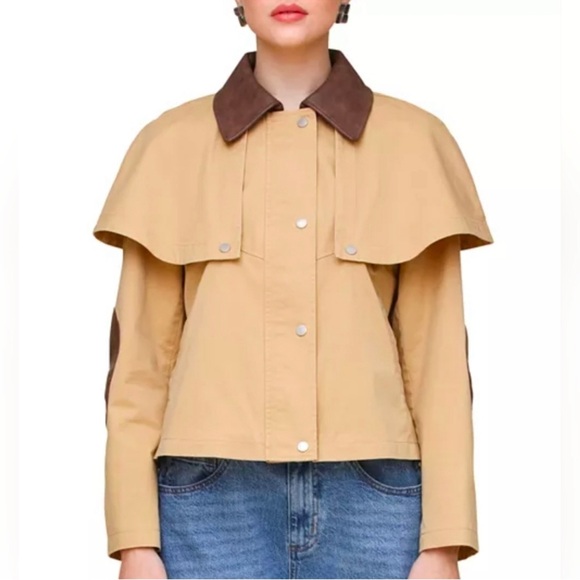 Avec Les Filles Jackets & Blazers - Avec les Filless Brown and Tan Women's Jacket. Very stylish for this season. NWT